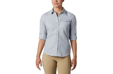 Image of Columbia Silver Ridge 2.0 Long Sleeve Shirt - Womens, Cirrus Grey, Large, 184182-031-L