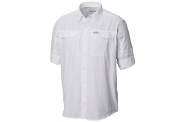 Image of Columbia Silver Ridge 2.0 Long Sleeve Shirt - Mens, White, Large, 1839311100-L