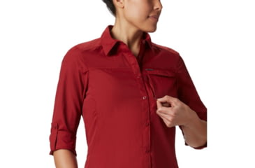 Image of Columbia Silver Ridge 2.0 Long Sleeve - Womens, Beet, Large, 1841821607-L