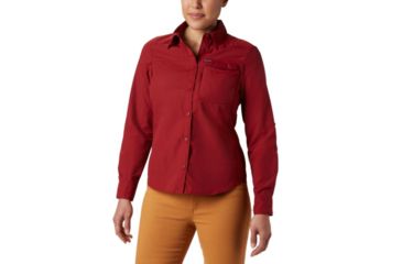 Image of Columbia Silver Ridge 2.0 Long Sleeve - Womens, Beet, Large, 1841821607-L