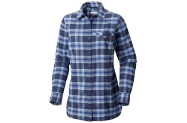 Image of Columbia Silver Ridge Flannel Tunic - Womens, Nocturnal Plaid, Small, 1802611466-S