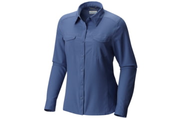 Image of Columbia Silver Ridge Lite Long Sleeve Shirt - Women's-Bluebell-Medium