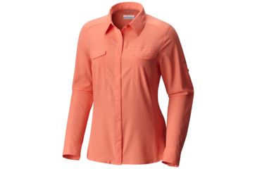 Image of Columbia Silver Ridge Lite Long Sleeve Shirt - Women's-Lychee-Medium