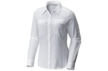 Image of Columbia Silver Ridge Lite Long Sleeve - Shirt - Women's, White, Large, 1714371100-L
