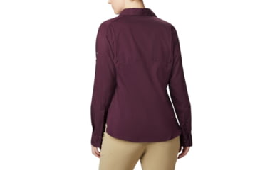 Image of Columbia Silver Ridge Lite Long Sleeve Shirt - Womens, Black Cherry, Small, 1714371522-S