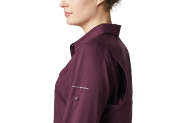 Image of Columbia Silver Ridge Lite Long Sleeve Shirt - Womens, Black Cherry, Small, 1714371522-S