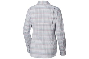 Image of Columbia Silver Ridge Lite Plaid Long Sleeve Shirt - Womens, Cirrus Grey Small Plaid, Large, 1710561032-L