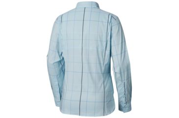 Image of Columbia Silver Ridge Lite Plaid Long Sleeve Shirt - Womens, Pale Blue Large Plaid, Medium, 1710561470-M