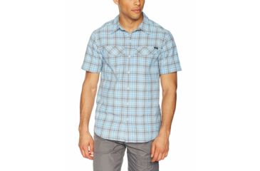 Image of Columbia Silver Ridge Lite Plaid Short Sleeve - Mens, Collegiate Navy Large Plaid, Large, 1711591464-L