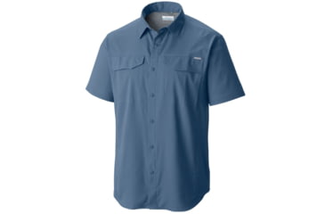 Image of Columbia Silver Ridge Lite Short Sleeve Shirt - Mens, Steel, S, 1654311413S