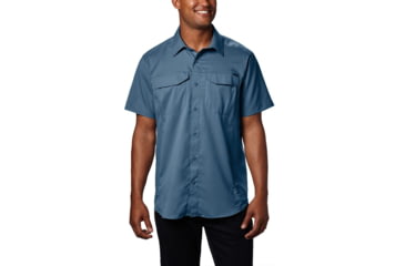 Image of Columbia Silver Ridge Lite Short Sleeve Shirt - Mens, Steel, S, 1654311413S