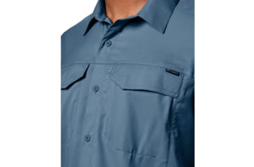 Image of Columbia Silver Ridge Lite Short Sleeve Shirt - Mens, Steel, S, 1654311413S