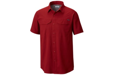Image of Columbia Silver Ridge Lite Short Sleeve Shirt - Mens, Red Element, L, 1654311611L