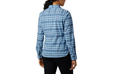 Image of Columbia Silver Ridge Long Sleeve Flannel - Womens, Crystal Blue Plaid, Medium, 1740471484-M