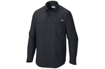 Image of Columbia Silver Ridge Long Sleeve Shirt - Mens, Black, Medium, 1441581010-M