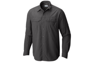 Image of Columbia Silver Ridge Long Sleeve Shirt - Mens, Grill, S, 1441581028S