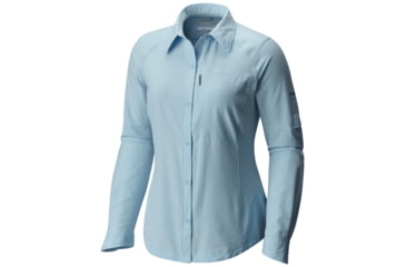 Image of Columbia Silver Ridge Long Sleeve Shirt - Women's-Oxygen-Large