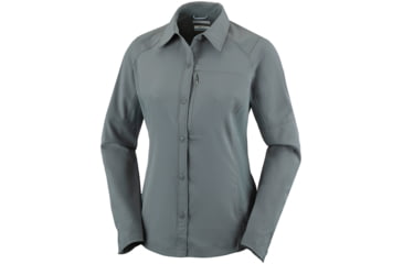 Image of Columbia Silver Ridge Long Sleeve Shirt - Women's-Sedona Sage-X-Large