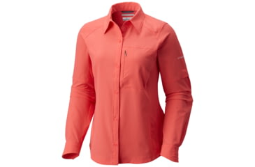 Image of Columbia Silver Ridge Long Sleeve Shirt - Womens, Blush Pink, M, 1443231614M