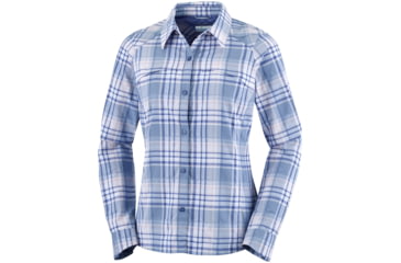 Image of Columbia Silver Ridge Plaid Long Sleeve Shirt - Women's-Beacon Dobby Plaid-Medium