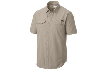Image of Columbia Silver Ridge Short Sleeve Shirt - Mens, Fossil, L 1441661160L