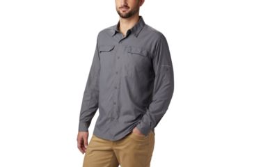 Image of Columbia Silver Ridge2.0 Long Sleeve Shirt - Mens, City Grey, Extra Large, 1839311023-XL