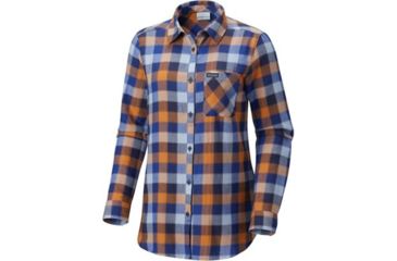 Image of Columbia Simply Put II Flannel Shirt, Nocturnal Check, XL - Womens, 1803401466-XL