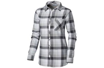 Image of Columbia Simply Put II Flannel Shirt, White Check, 1X - Womens, 1803402100-1X