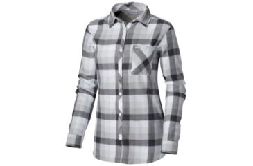 Image of Columbia Simply Put II Flannel Shirt - Womens, White Check, Extra Small, 1803401100-XS