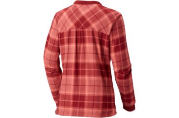 Image of Columbia Simply Put Pullover Shirt, Garnet Red Plaid, XL - Womens, 1804411631-XL