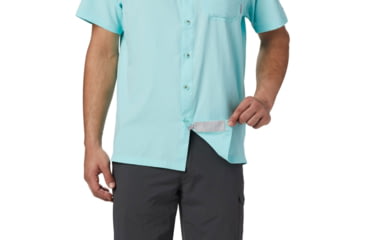 Image of Columbia Slack Tide Camp Shirt - Men's, Gulf Stream, Small, 1577051499Gulf StreamS