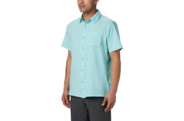 Image of Columbia Slack Tide Camp Shirt, Gulf Stream, S - Mens, 1577051499-S