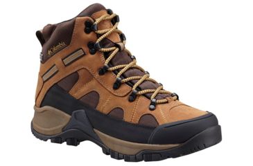 Image of Columbia Smith Rock OutDry Hiking Boot - Men's-Hawk/Dark Banana-Medium-8.5