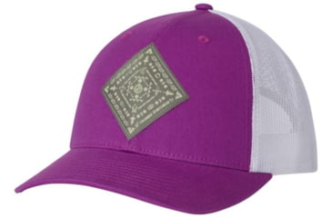Image of Columbia Snap Back Hat - Womens, Intense Violet, Bandana Patch, One Size 1768401519O/S