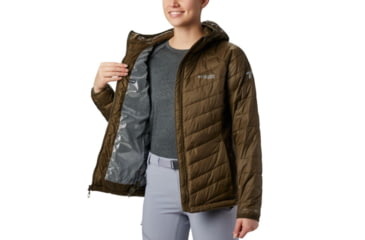 Image of Columbia Snow Country Hooded Jacket - Womens, Olive Green, Medium, 1823071319-M