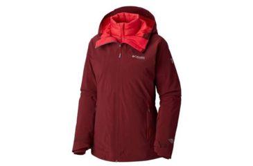 Image of Columbia Snow Rival Interchange Jacket, Rich Wine, Extra Small - Womens, 1801021624-XS