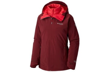 Image of Columbia Snow Rival Interchange Jacket - Womens, Rich Wine, Medium, 1801021624-M