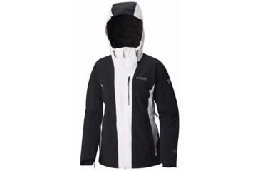 Image of Columbia Snow Rival Jacket, Black, White, S - Womens, 1798351010-S