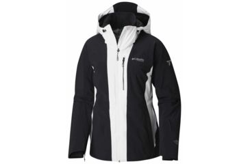 Image of Columbia Snow Rival Jacket, Black, White, S - Womens, 1798351010-S
