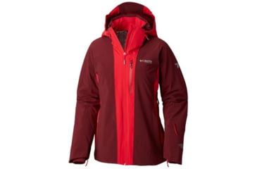 Image of Columbia Snow Rival Jacket - Womens, Rich Wine/Red Mercury, Large, 1798351624-L