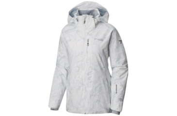 Image of Columbia Snow Rival Jacket - Womens, White Marble Print, Extra Large, 1798351100-XL