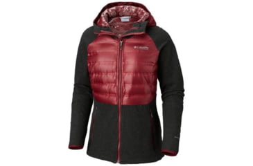 Image of Columbia Snowfield Hybrid Jacket - Womens, Rich Wine/Charcoal Heather, Extra Small, 1743661624-XS