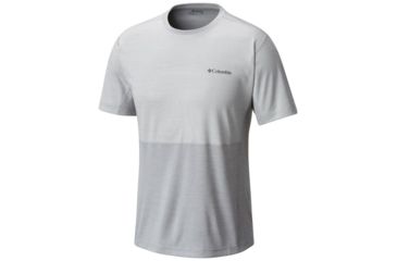 Image of Columbia Solar Chill Short Sleeve Shirt - Mens, Columbia Grey, M 1786351039M
