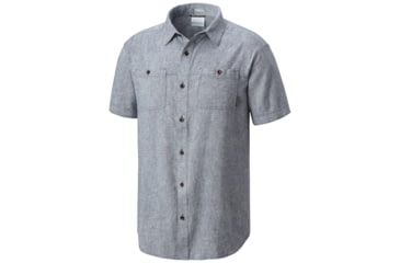 Image of Columbia Southridge Short Sleeve Shirt - Mens, Whale, L, 1772131554L
