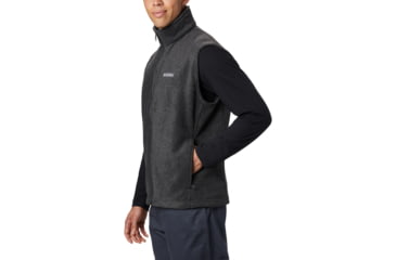 Image of Columbia Steens Mountain Fleece Vest - Mens, Charcoal Heather, M, 1639261-030-M