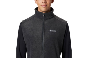 Image of Columbia Steens Mountain Vest, Charcoal Heather, 2XL - Mens, 1639261030-XXL