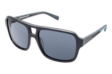 Image of Columbia Stitzers Sunglasses - Frame MATTE GRILL/HYPER BLUE, Lens Color Smoke CBSTITZERS02