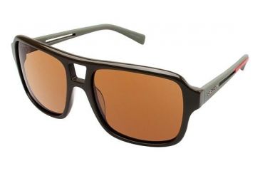 Image of Columbia Stitzers Sunglasses - Frame SAGE/HOT ROD, Lens Color Brown CBSTITZERS03