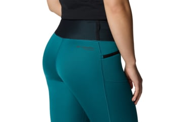 Image of Columbia Summit Valley Legging - Womens, River Blue/Black, S, 2118021-364-S-R