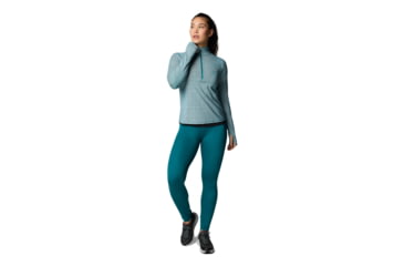 Image of Columbia Summit Valley Legging - Womens, River Blue/Black, S, 2118021-364-S-R